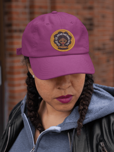 DAD HAT EMBROIDERY BLACK WOMAN