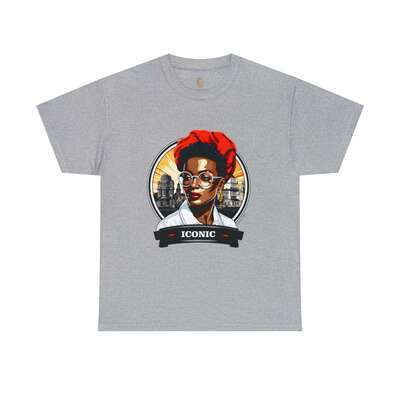 T-shirt Afro Vintage 140 Unisex Heavy Cotton Tee - Image 5