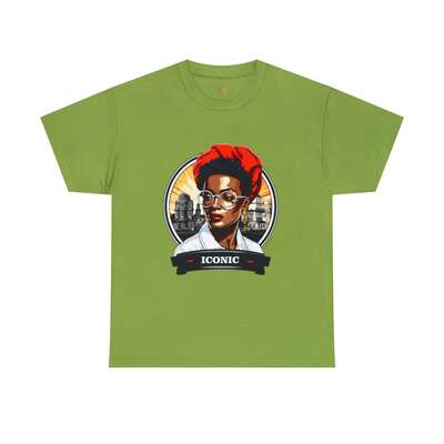 T-shirt Afro Vintage 140 Unisex Heavy Cotton Tee - Image 11