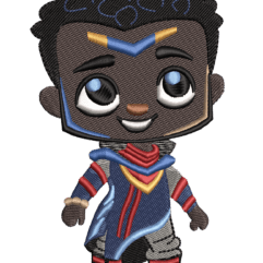 WAKANDA HERO BOY 2 M Designs with a unique blend of culture and style. Rasta vibes, Afro futuristic, heritage and Roots & Culture. EMBROIDERY,culture,roots