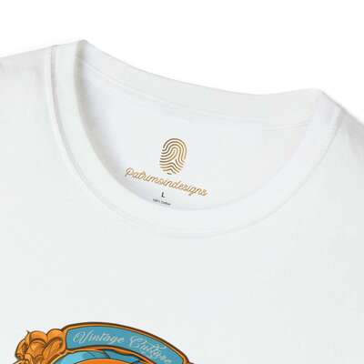 Afro Vintage N° 163 - Unisex Softstyle T-Shirt - Image 3