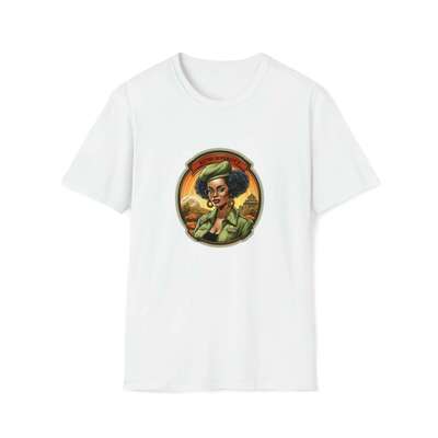 Afro Vintage N° 159-Unisex Soft-style T-Shirt - Image 7