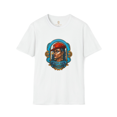 Afro Vintage N°165 -Unisex Softstyle T-Shirt - Image 3