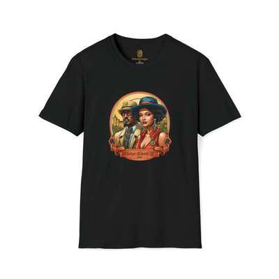 Afro Vintage N° 164 - Unisex Softstyle T-Shirt - Image 4