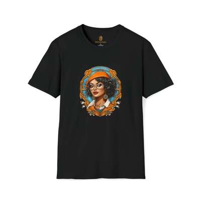 Afro Vintage N° 163 - Unisex Softstyle T-Shirt - Image 4