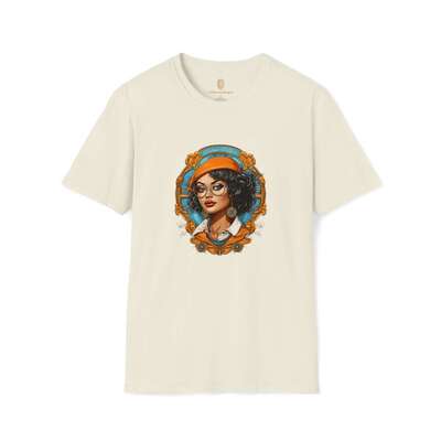 Afro Vintage N° 163 - Unisex Softstyle T-Shirt - Image 6