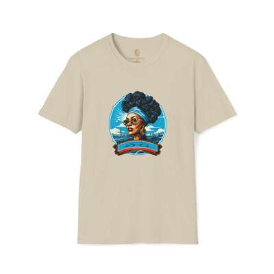 Afro Vintage  N°169- Unisex Softstyle T-Shirt - Image 6