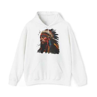 Superior Hoodie Native warrior 1-Unisex Heavy Blend™ - Image 5