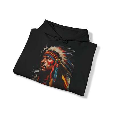 Superior Hoodie Native warrior 1-Unisex Heavy Blend™ - Image 8