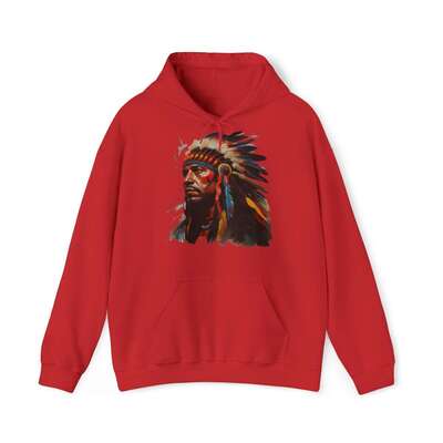 Superior Hoodie Native warrior 1-Unisex Heavy Blend™ - Image 4