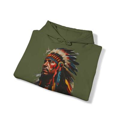 Superior Hoodie Native warrior 1-Unisex Heavy Blend™ - Image 2