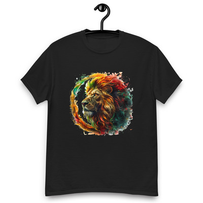 Rasta Lion Halo-Men's classic tee