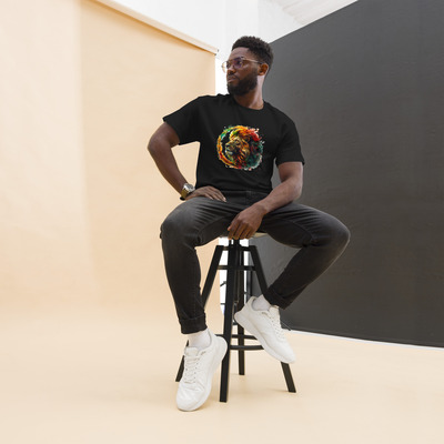 Rasta Lion Halo-Men's classic tee - Image 2