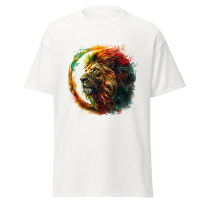 Rasta Lion Halo-Men's classic tee - Image 4