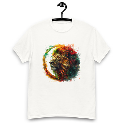 Rasta Lion Halo-Men's classic tee - Image 6