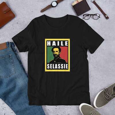 Haile Selassie 2-Unisex t-shirt