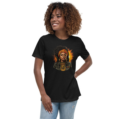 Rasta Mania 1-Women's Relaxed T-Shirt - Image 2