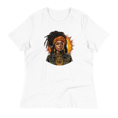 Rasta Mania 1-Women's Relaxed T-Shirt - Image 4