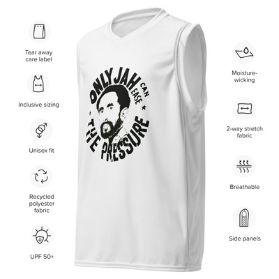 Haile Selassie King-Recycled unisex basketball jersey - Image 2