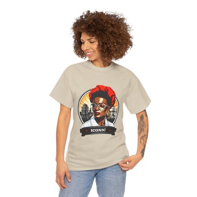 T-shirt Afro Vintage 140 Unisex Heavy Cotton Tee - Image 11