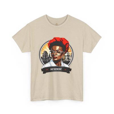 T-shirt Afro Vintage 140 Unisex Heavy Cotton Tee - Image 8