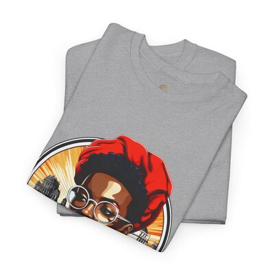 T-shirt Afro Vintage 140 Unisex Heavy Cotton Tee - Image 14