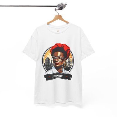 T-shirt Afro Vintage 140 Unisex Heavy Cotton Tee - Image 3