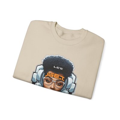 Afro Future 1-Unisex Heavy Blend™ Crewneck Sweatshirt - Image 25