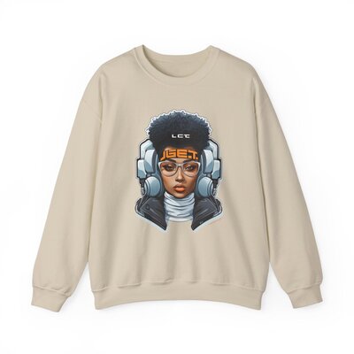 Afro Future 1-Unisex Heavy Blend™ Crewneck Sweatshirt - Image 23