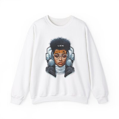 Afro Future 1-Unisex Heavy Blend™ Crewneck Sweatshirt