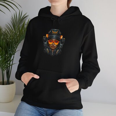 Afro Future 15-Unisex Heavy Blend™ Hooded Sweatshirt - Image 26