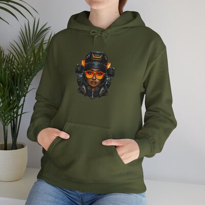 Afro Future 15-Unisex Heavy Blend™ Hooded Sweatshirt - Image 52