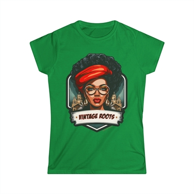 Afro Vintage 79 Women's Softstyle Tee - Image 4