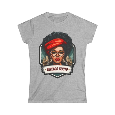 Afro Vintage 79 Women's Softstyle Tee - Image 3