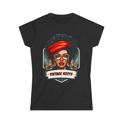 Afro Vintage 79 Women's Softstyle Tee - Image 2