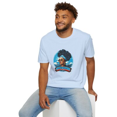 Afro Vintage  N°169- Unisex Softstyle T-Shirt - Image 72