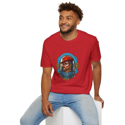 Afro Vintage N°165 -Unisex Softstyle T-Shirt - Image 12