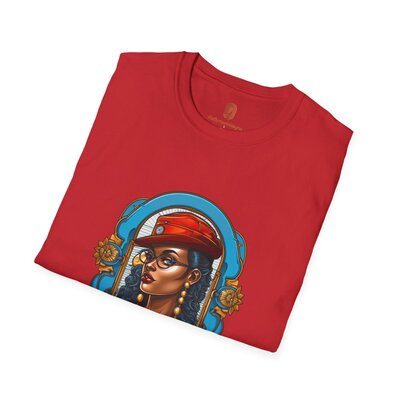 Afro Vintage N°165 -Unisex Softstyle T-Shirt - Image 4