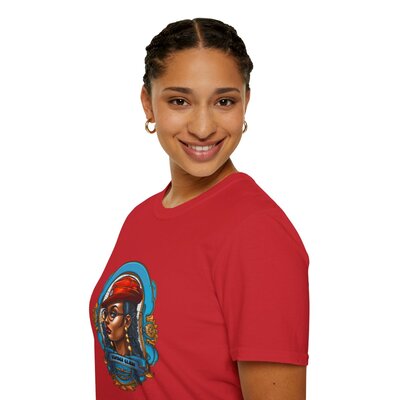 Afro Vintage N°165 -Unisex Softstyle T-Shirt - Image 9