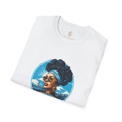 Afro Vintage  N°169- Unisex Softstyle T-Shirt - Image 16