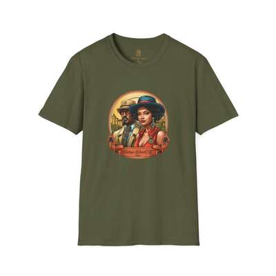 Afro Vintage N° 164 - Unisex Softstyle T-Shirt - Image 61