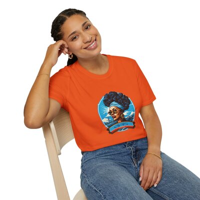 Afro Vintage  N°169- Unisex Softstyle T-Shirt - Image 58