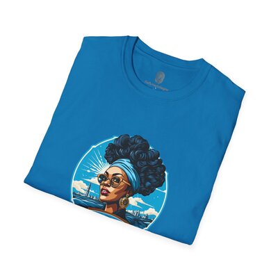 Afro Vintage  N°169- Unisex Softstyle T-Shirt - Image 4