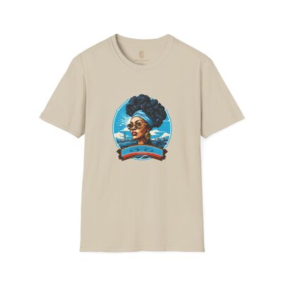 Afro Vintage  N°169- Unisex Softstyle T-Shirt - Image 37