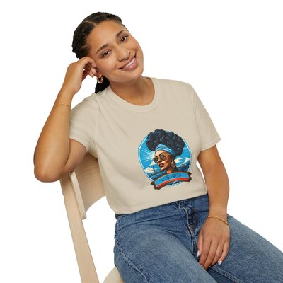 Afro Vintage  N°169- Unisex Softstyle T-Shirt - Image 46