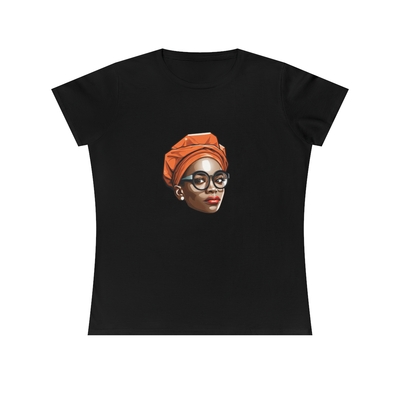 Afro Vintage 12 Ladies' Premium Cotton T-Shirt