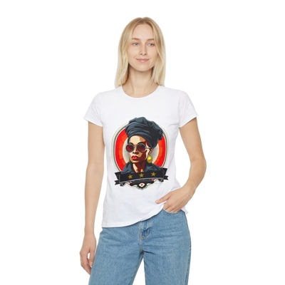 Afro Vintage 117 Women's Iconic T-Shirt (Fruit of the loom brand) - Image 2