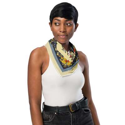 AFRO LATINA BLACK WOMAN bandana CREME