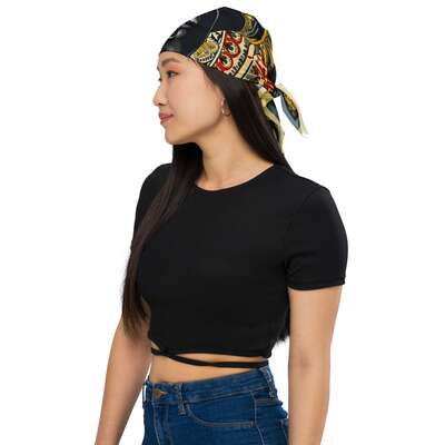 AFRO LATINA BLACK WOMAN bandana CREME - Image 2