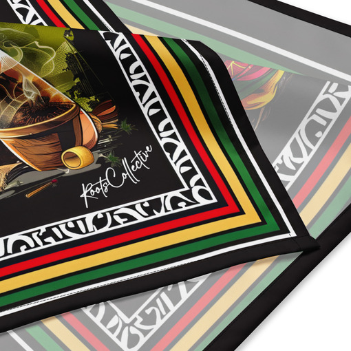all over print bandana white m product details 6643e32fbe85d Designs with a unique blend of culture and style. Rasta vibes, Afro futuristic, heritage and Roots & Culture.